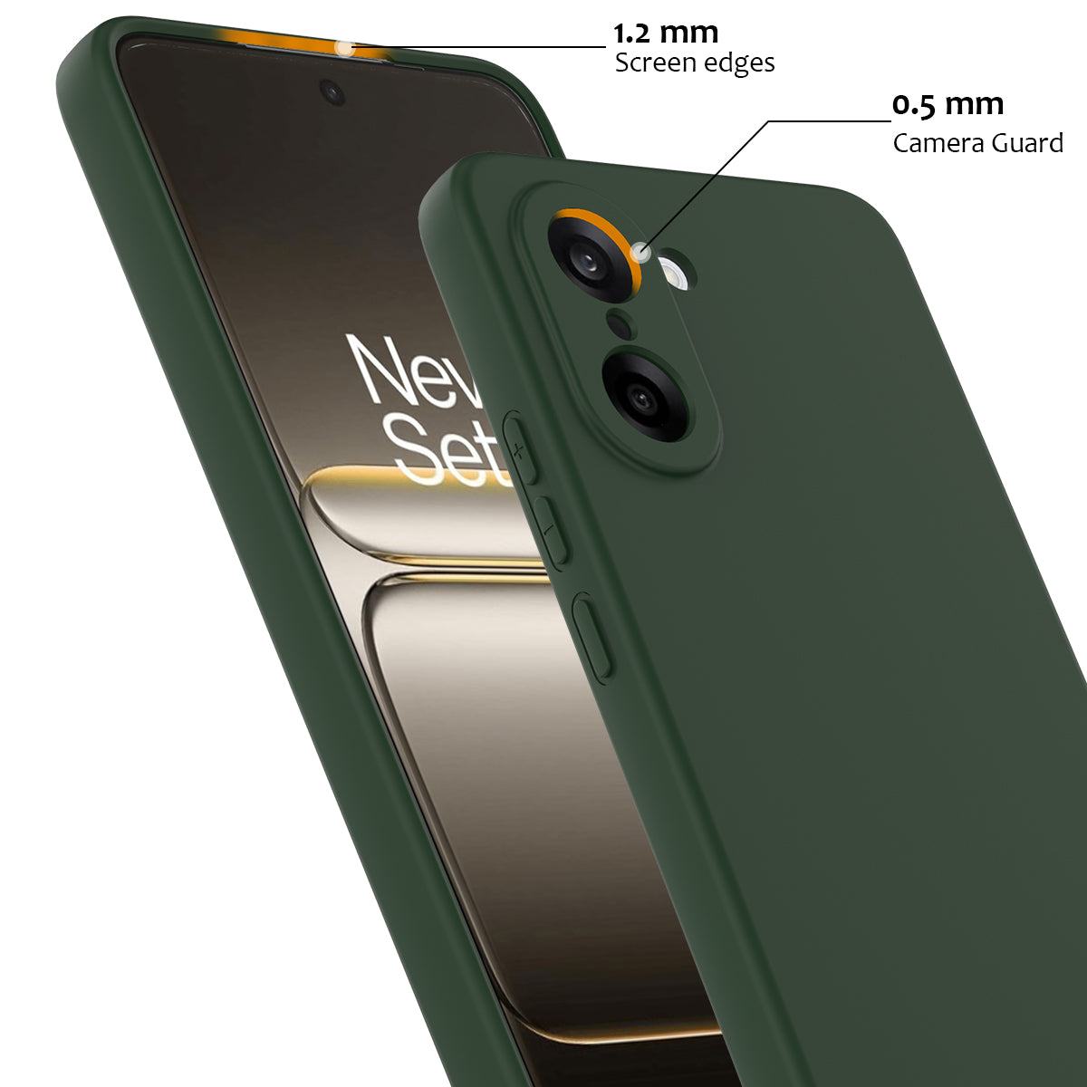 For-OnePlus-Nord-CE5-5G-Case-Compatible-with-MagSafe-Anti-Drop-Liquid-Silicone-Phone-Cover-Dark-Green