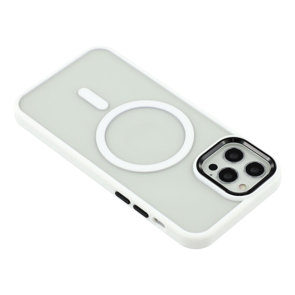 For-iPhone-12-Pro-Max-Case-Compatible-with-MagSafe-Anti-Drop-TPU-+-PC-Phone-Cover-White