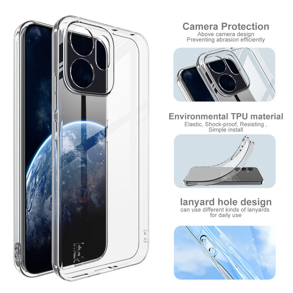 IMAK-UX-5-Series-For-Oppo-Reno14-F-5G-Case-Shockproof-TPU-Clear-Slim-Back-Shell