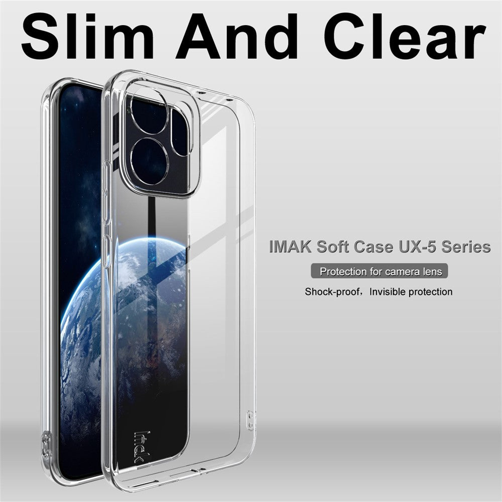 IMAK-UX-5-Series-For-Oppo-Reno14-F-5G-Case-Shockproof-TPU-Clear-Slim-Back-Shell