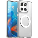 IMAK-Phone-Case-for-Motorola-Edge-60-Fusion-5G-/-60s-5G-/-60-5G-Compatible-with-MagSafe-PC-+-TPU-Back-Cover-White