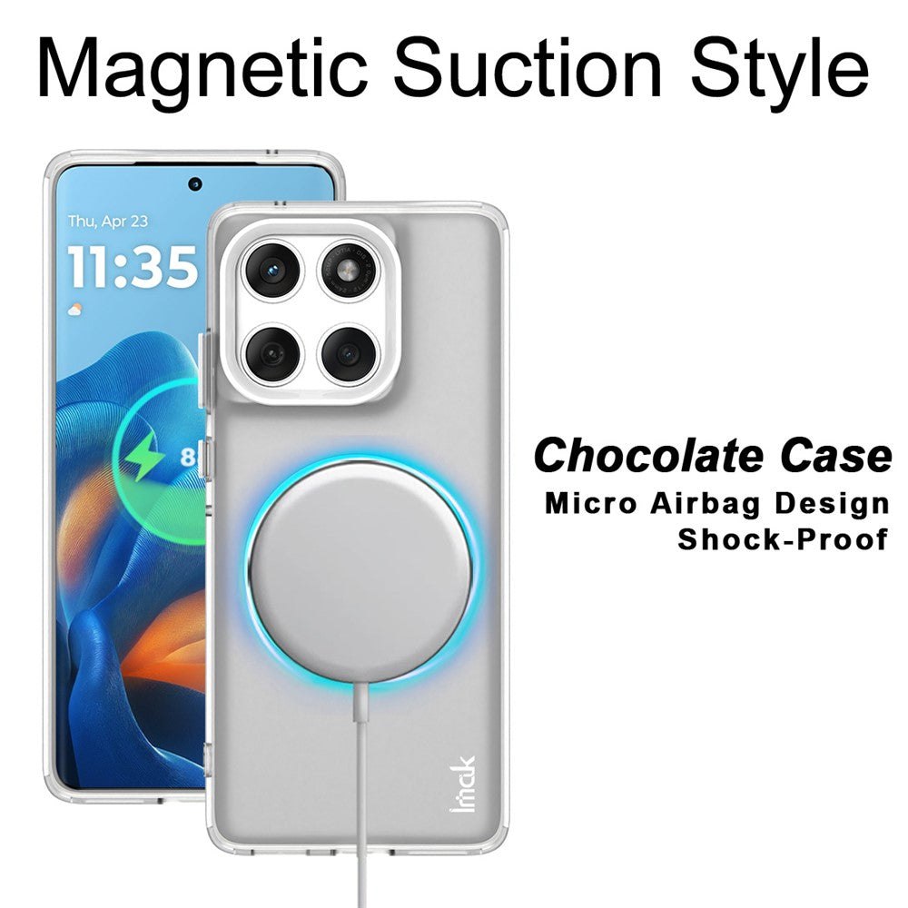 IMAK-Phone-Case-for-Motorola-Edge-60-Fusion-5G-/-60s-5G-/-60-5G-Compatible-with-MagSafe-PC-+-TPU-Back-Cover-White