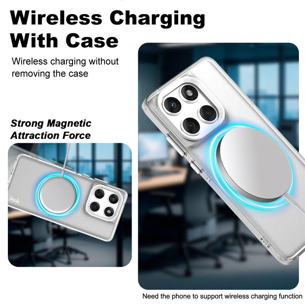 IMAK-Phone-Case-for-Motorola-Edge-60-Fusion-5G-/-60s-5G-/-60-5G-Compatible-with-MagSafe-PC-+-TPU-Back-Cover-White