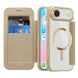 For-iPhone-Air-Case-Compatible-with-MagSafe-Rhombus-PU-Leather-Phone-Cover-Desert-Gold
