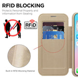 For-iPhone-Air-Case-Compatible-with-MagSafe-Rhombus-PU-Leather-Phone-Cover-Desert-Gold