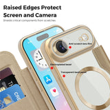 For-iPhone-Air-Case-Compatible-with-MagSafe-Rhombus-PU-Leather-Phone-Cover-Desert-Gold