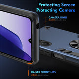 For-Samsung-Galaxy-A17-5G-/-A17-4G-Case-PC-+-TPU-Drop-Defend-Phone-Cover-with-Ring-Kickstand-Blue