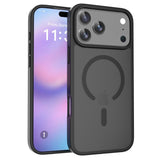 For-iPhone-17-Pro-Max-Case-Compatible-with-MagSafe-TPU-Frame-Acrylic-Back-Phone-Cover-Skin-Touch-Black