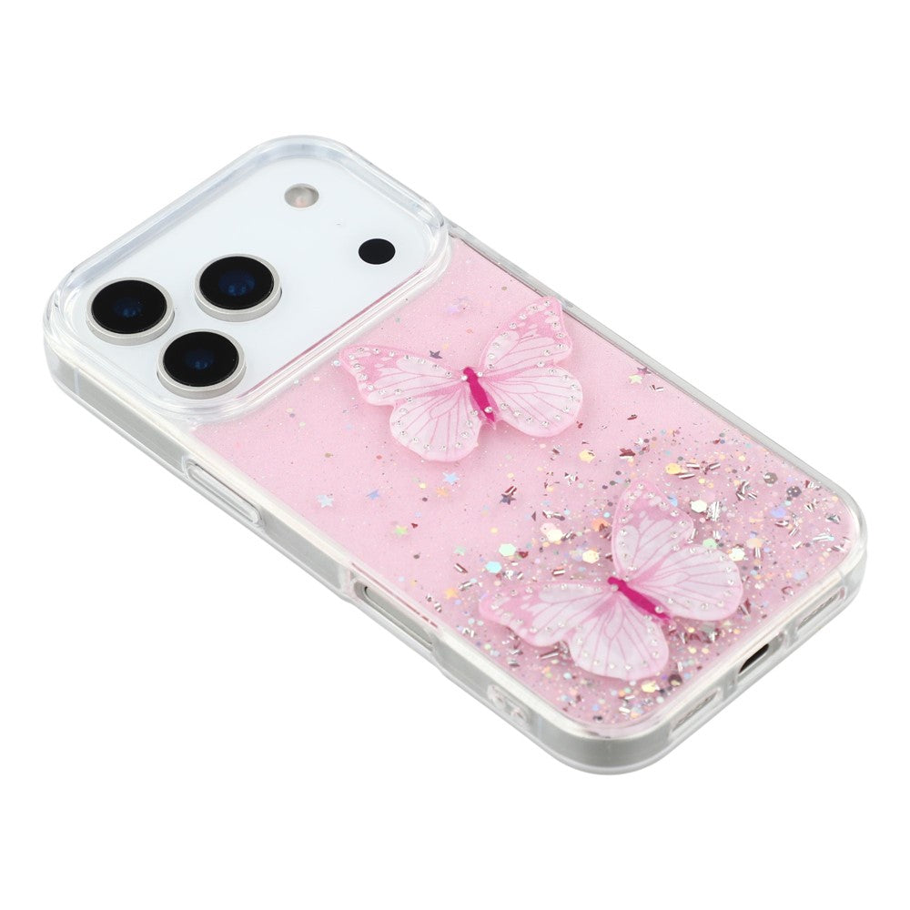 For-iPhone-17-Pro-Case-Epoxy-PVC-Butterfly-TPU-Aesthetics-Phone-Cover-Pink