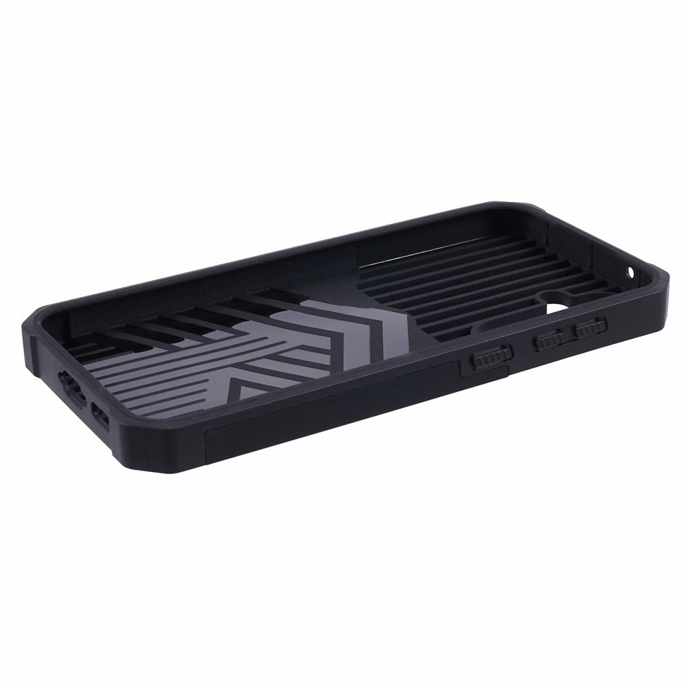 For-Samsung-Galaxy-S25-FE-Case-Kickstand-Slide-Lens-Lid-PC-+-TPU-Phone-Cover-with-Card-Slot-Black