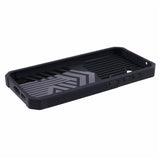 For-Samsung-Galaxy-S25-FE-Case-Kickstand-Slide-Lens-Lid-PC-+-TPU-Phone-Cover-with-Card-Slot-Black