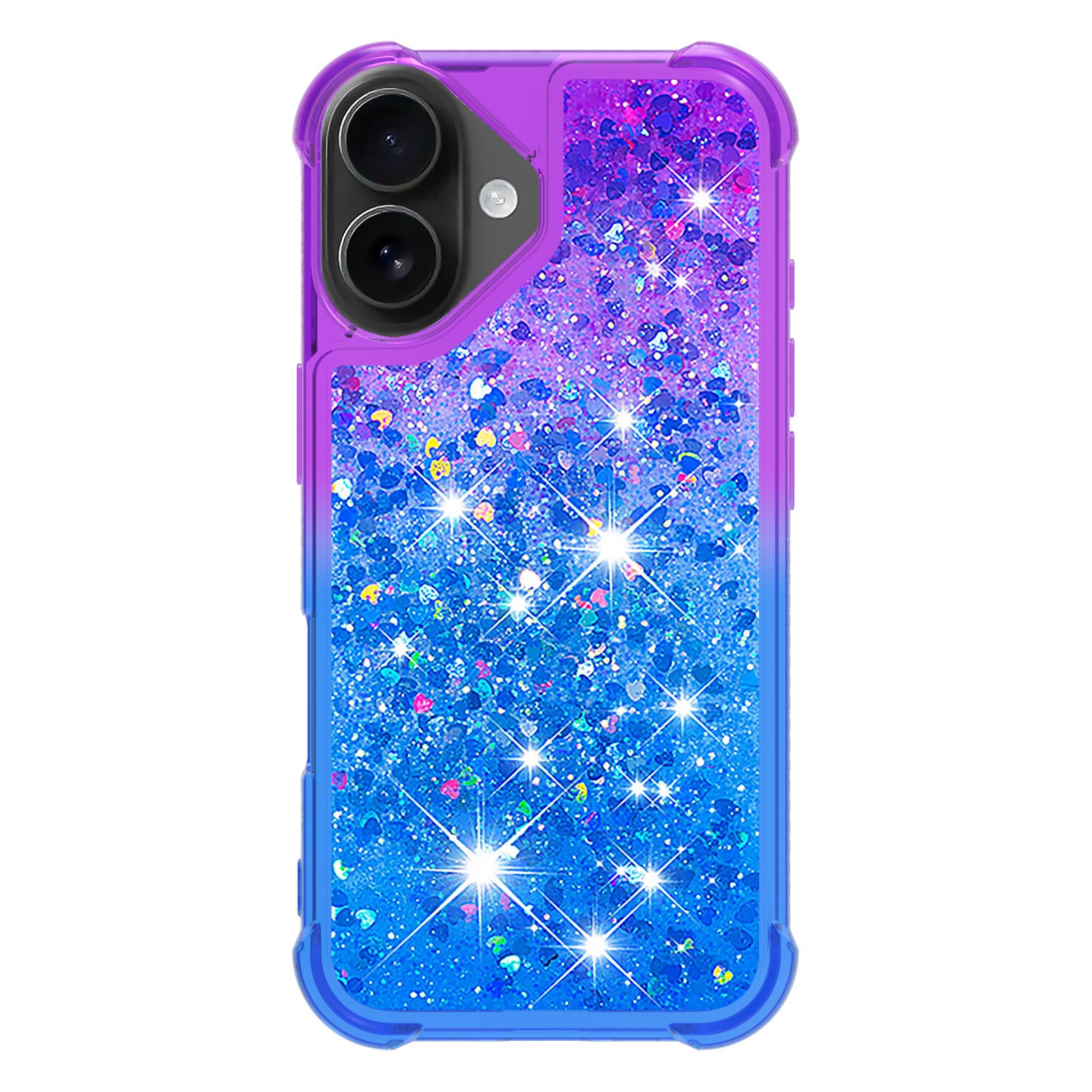 For-iPhone-17-TPU-Case-Gradient-Quicksand-Phone-Back-Cover-Purple+Sky-Blue