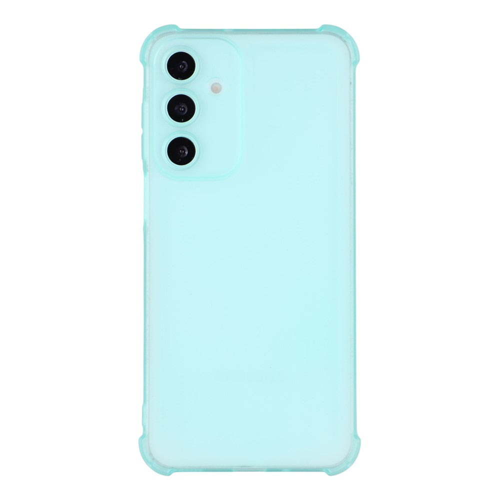 For-Samsung-Galaxy-A25-5G-(Global)-(161.0mm)-Case-Skin-Touch-Matte-TPU-Phone-Back-Cover-Precise-Cutouts-Transparent-Green