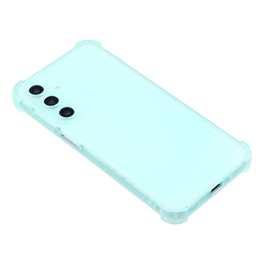 For-Samsung-Galaxy-A25-5G-(Global)-(161.0mm)-Case-Skin-Touch-Matte-TPU-Phone-Back-Cover-Precise-Cutouts-Transparent-Green