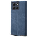 For-Motorola-Moto-G86-5G-Case-Jeans-Cloth-Texture-Anti-Scratch-Leather-Stand-Phone-Cover-Blue