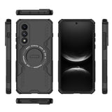 For-OnePlus-Nord-5-5G-/-OnePlus-Ace-5-Ultra-5G-Magnetic-Case-WANLONFENG-DJ-Series-PC-TPU-Phone-Cover-with-2Pcs-Tempered-Glass-Film-Black