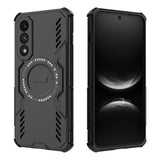 For-OnePlus-Nord-5-5G-/-OnePlus-Ace-5-Ultra-5G-Magnetic-Case-WANLONFENG-DJ-Series-PC-TPU-Phone-Cover-with-2Pcs-Tempered-Glass-Film-Black