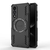 For-OnePlus-Nord-5-5G-/-OnePlus-Ace-5-Ultra-5G-Magnetic-Case-WANLONFENG-DJ-Series-PC-TPU-Phone-Cover-with-2Pcs-Tempered-Glass-Film-Black