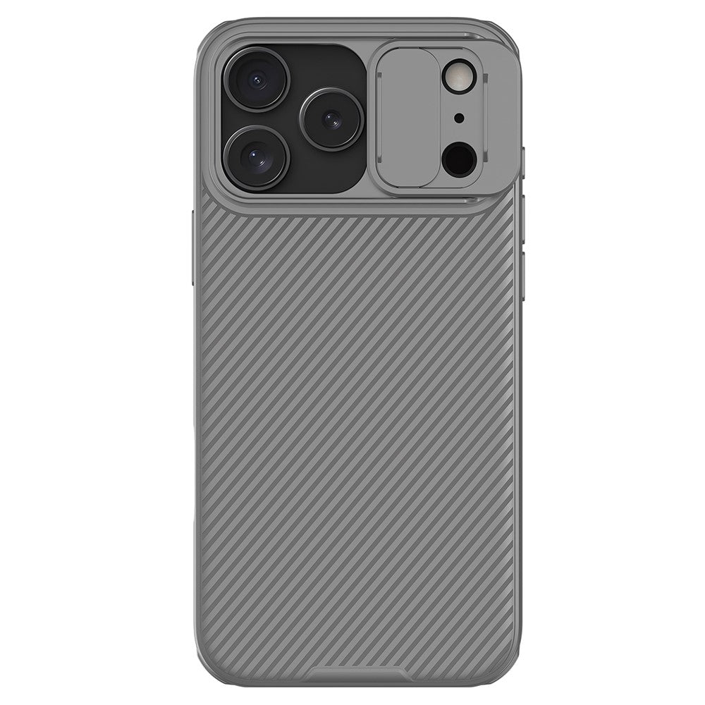 NILLKIN-Camshield-Pro-Series-for-iPhone-17-Pro-Max-Case-PC-+-TPU-Slide-Camera-Lid-Phone-Cover-Grey