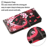 For-Samsung-Galaxy-A07-4G-Case-Pattern-Printing-Protective-Leather-Folio-Phone-Cover-with-Wrist-Strap-Red-Heart