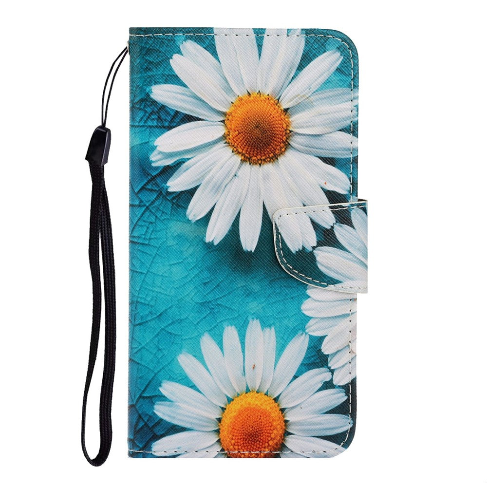 For-iPhone-Air-Case-Pattern-Printing-Protective-Leather-Folio-Phone-Cover-with-Wrist-Strap-Chrysanthemum