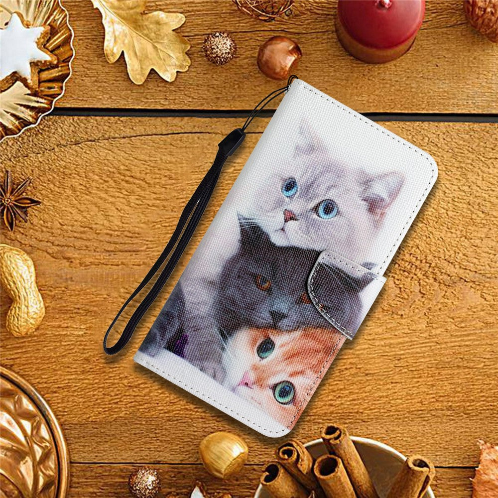 For-iPhone-Air-Case-Pattern-Printing-Protective-Leather-Folio-Phone-Cover-with-Wrist-Strap-Three-Cats