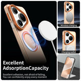 For-Huawei-Pura-80-Pro-/-80-Pro+-Case-Compatible-with-MagSafe-Anti-Drop-Hybrid-Phone-Back-Cover-Orange