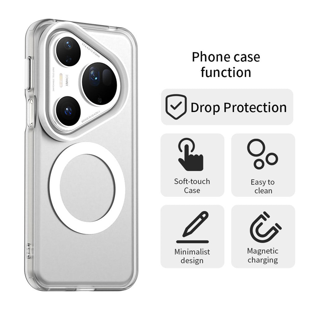 For-Huawei-Pura-80-Ultra-Case-Compatible-with-MagSafe-Anti-Drop-Hybrid-Phone-Back-Cover-White