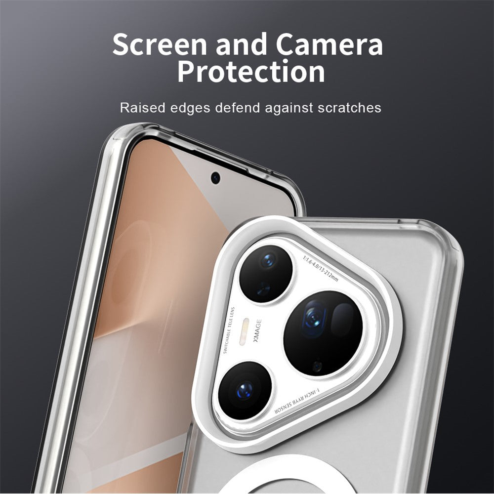 For-Huawei-Pura-80-Ultra-Case-Compatible-with-MagSafe-Anti-Drop-Hybrid-Phone-Back-Cover-White