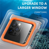 SHELLBOX-Pro-Gen-3-Waterproof-Case-for-iPhone-16-Pro-Max-X-XR-XS-Max/Samsung-Galaxy-S25-Ultra-Bluetooth-Compatible-15m-Diving-Shell-Grey