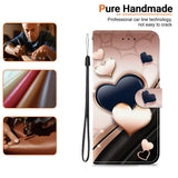 For-Samsung-Galaxy-A17-5G-/-A17-4G-/-A26-5G-Leather-Case-Stand-Wallet-Pattern-Printing-Phone-Cover-with-Wrist-Strap-Love