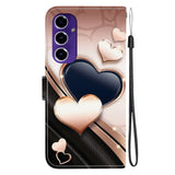 For-Samsung-Galaxy-A17-5G-/-A17-4G-/-A26-5G-Leather-Case-Stand-Wallet-Pattern-Printing-Phone-Cover-with-Wrist-Strap-Love