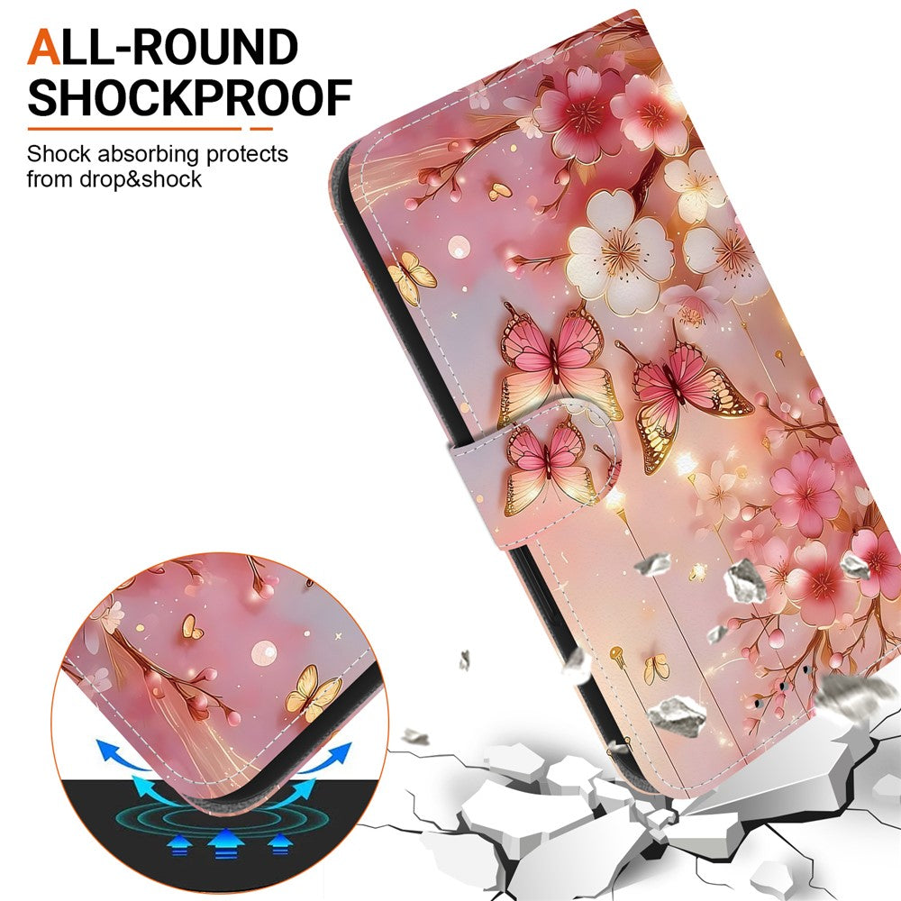 For-Samsung-Galaxy-A17-5G-/-A17-4G-/-A26-5G-Leather-Case-Stand-Wallet-Pattern-Printing-Phone-Cover-with-Wrist-Strap-Lantern-Butterfly