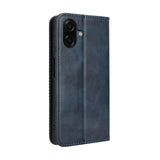 For-Samsung-Galaxy-A07-4G-Leather-Case-Wallet-Stand-Retro-Texture-Phone-Cover-Blue