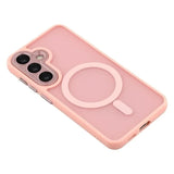 For-Samsung-Galaxy-S25-FE-Case-Compatible-with-MagSafe-WANLONFENG-QB-Series-PC-TPU-Phone-Cover-with-Screen-Film-Pink