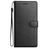 For-Xiaomi-15T-Pro-Leather-Case-Wallet-Stand-Phone-Cover-with-Handy-Strap-Black