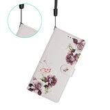 For-Xiaomi-15T-Pro-Case-Pattern-Printing-Wallet-Stand-Flip-Leather-Phone-Cover-with-Strap-Cross-Rose