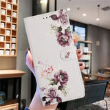For-Xiaomi-15T-Pro-Case-Pattern-Printing-Wallet-Stand-Flip-Leather-Phone-Cover-with-Strap-Cross-Rose
