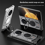 DYONG-For-Honor-Magic-V5-5G-Metal-Case-Frameless-Hollow-Heat-Dissipation-Phone-Cover-with-Kickstand-Tarnish