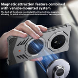 DYONG-For-Honor-Magic-V5-5G-Metal-Case-Frameless-Hollow-Heat-Dissipation-Phone-Cover-with-Kickstand-Tarnish