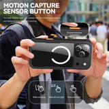 REDPEPPER-For-iPhone-17-Pro-Max-IP68-Waterproof-Case-Clear-Back-Phone-Cover-Compatible-with-MagSafe-Black