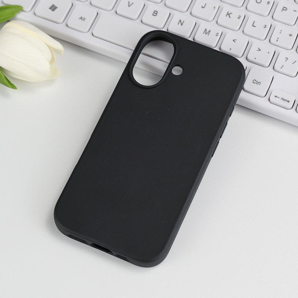 For-iPhone-17-Case-Biodegradable-Wheat-Straw-+-TPU-Matte-Phone-Cover-Black