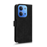 For-Xiaomi-Redmi-15C-5G-(EU)-(173mm)-/-15C-4G-(EU)-(173mm)-Leather-Case-Skin-Feel-Anti-Drop-Wallet-Flip-Phone-Cover-Black