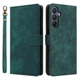 For-Samsung-Galaxy-A17-5G-/-A17-4G-Case-Wallet-RFID-Blocking-PU-Leather-Phone-Cover-Stand-with-Strap-Green
