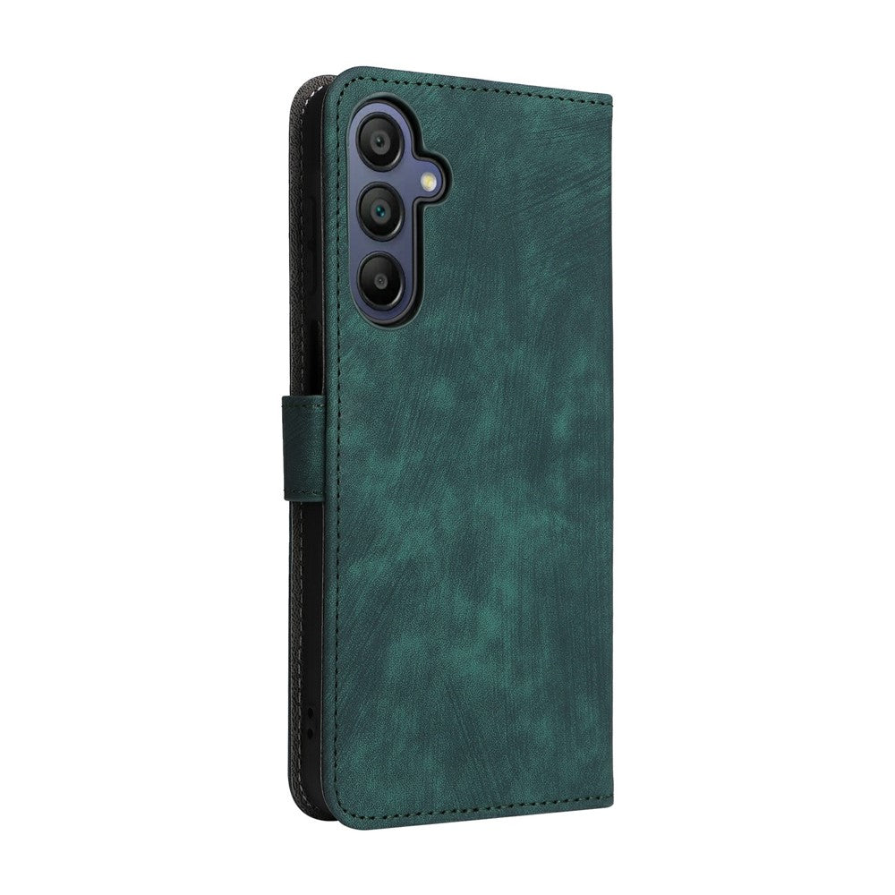 For-Samsung-Galaxy-A17-5G-/-A17-4G-Case-Wallet-RFID-Blocking-PU-Leather-Phone-Cover-Stand-with-Strap-Green