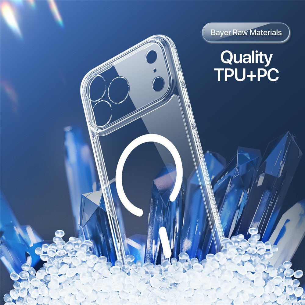DUX-DUCIS-Clin-Series-for-iPhone-17-Pro-Case-PC-+-TPU-Clear-Magnetic-Phone-Cover-Compatible-with-MagSafe