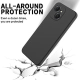 For-TECNO-Spark-40C-Liquid-Silicone-Case-Phone-Back-Cover-with-Hand-Strap-Black