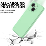 For-TECNO-Spark-40C-Liquid-Silicone-Case-Phone-Back-Cover-with-Hand-Strap-Green