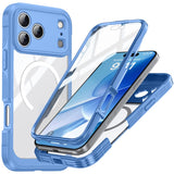 For-iPhone-17-Pro-Max-Case-Compatible-with-MagSafe-PC-+-TPU-Phone-Cover-with-Tempered-Glass-Screen-Film-Sky-Blue