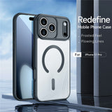 DUX-DUCIS-Aimo-Series-For-iPhone-17-Pro-Magnetic-Case-Compatible-with-MagSafe-TPU-+-PC-Phone-Cover-(REACH-Certification)-Black